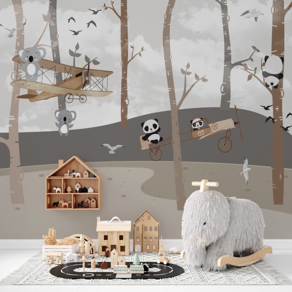 Foto murale Fluturimi midis pemëve