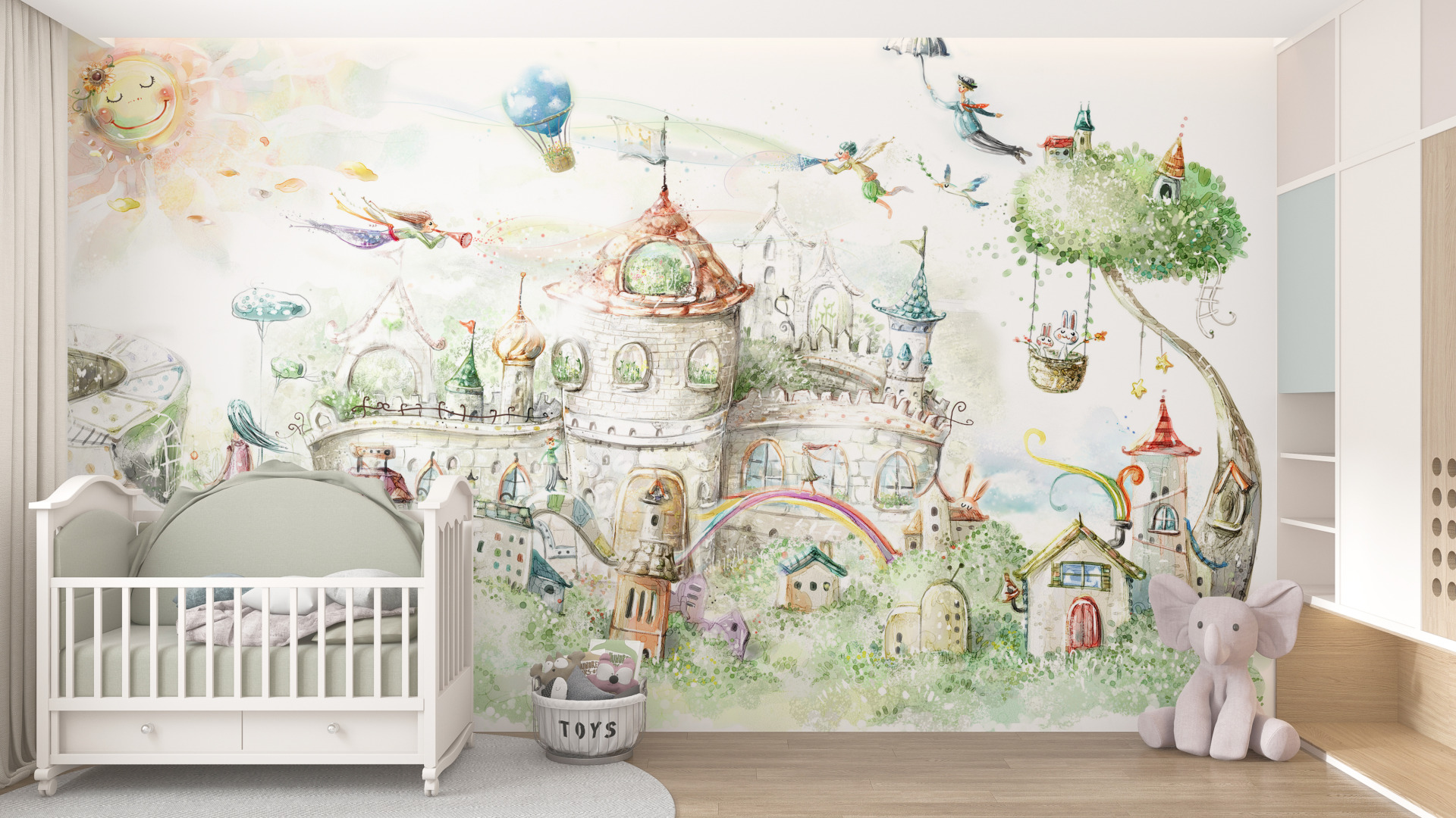 Foto murale Kështjella Magjike