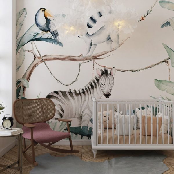 Foto murale Zebra e Vogël