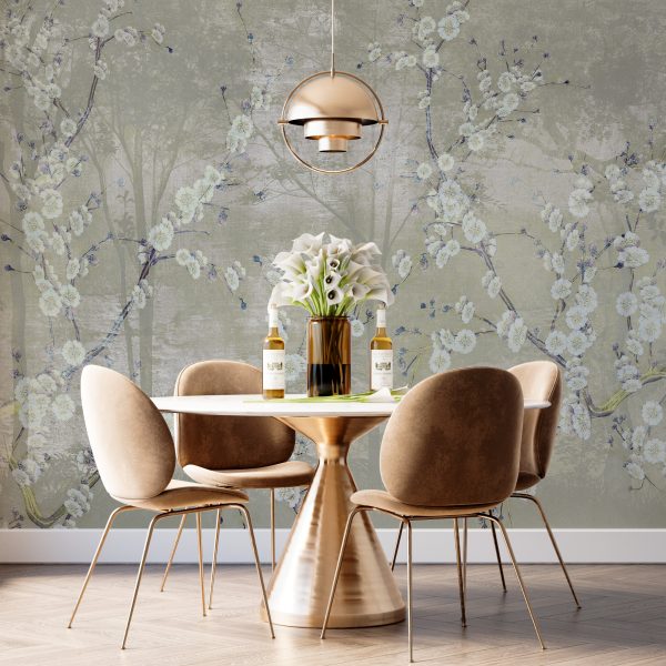 Foto murale Lule të vogla të bardha