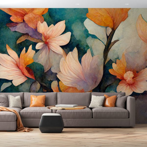 Foto murale Lule të pikturuara