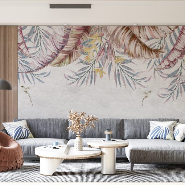 Foto murale Gjethe të pikturuara