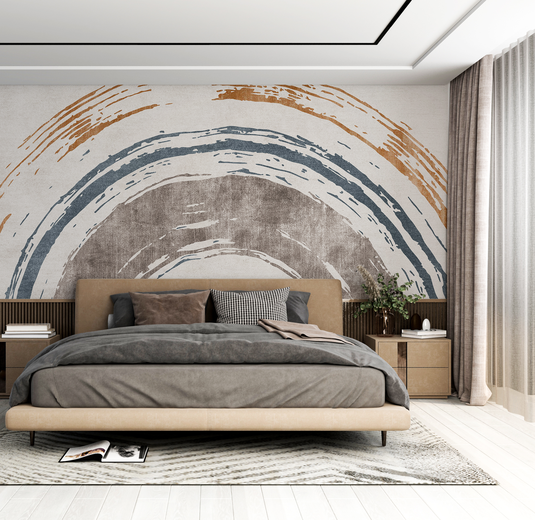 Foto murale Hark i pikturuar