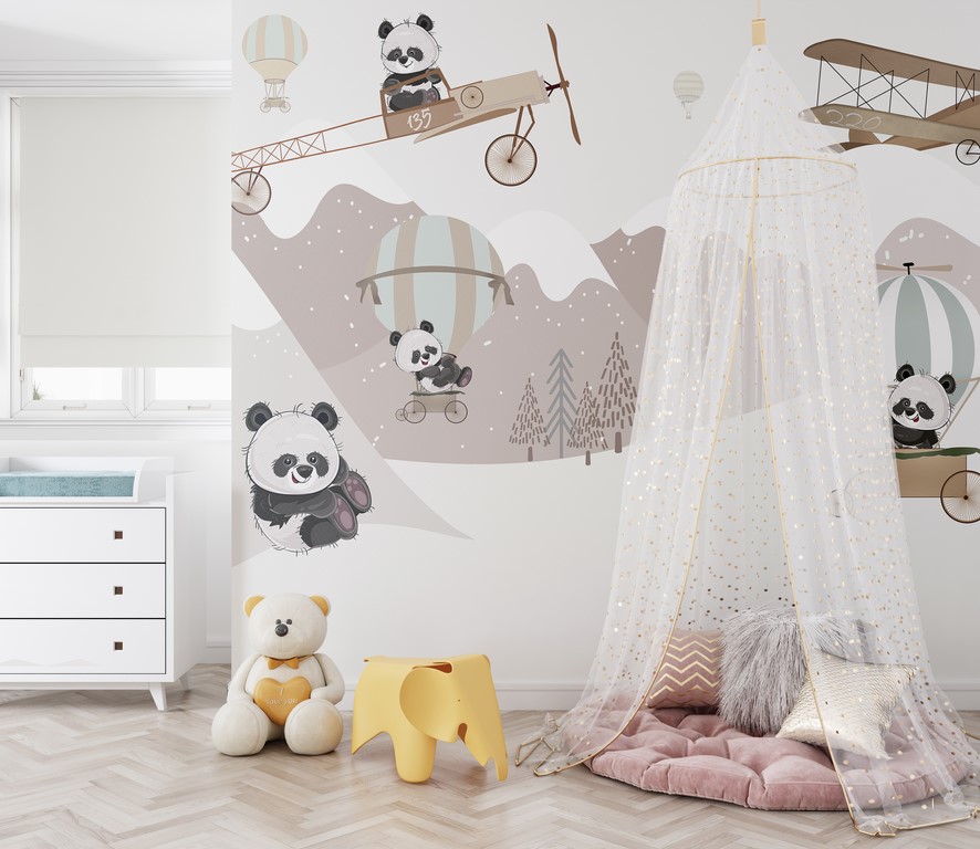 Foto murale Arusha pelushi në dëborë për fëmijë