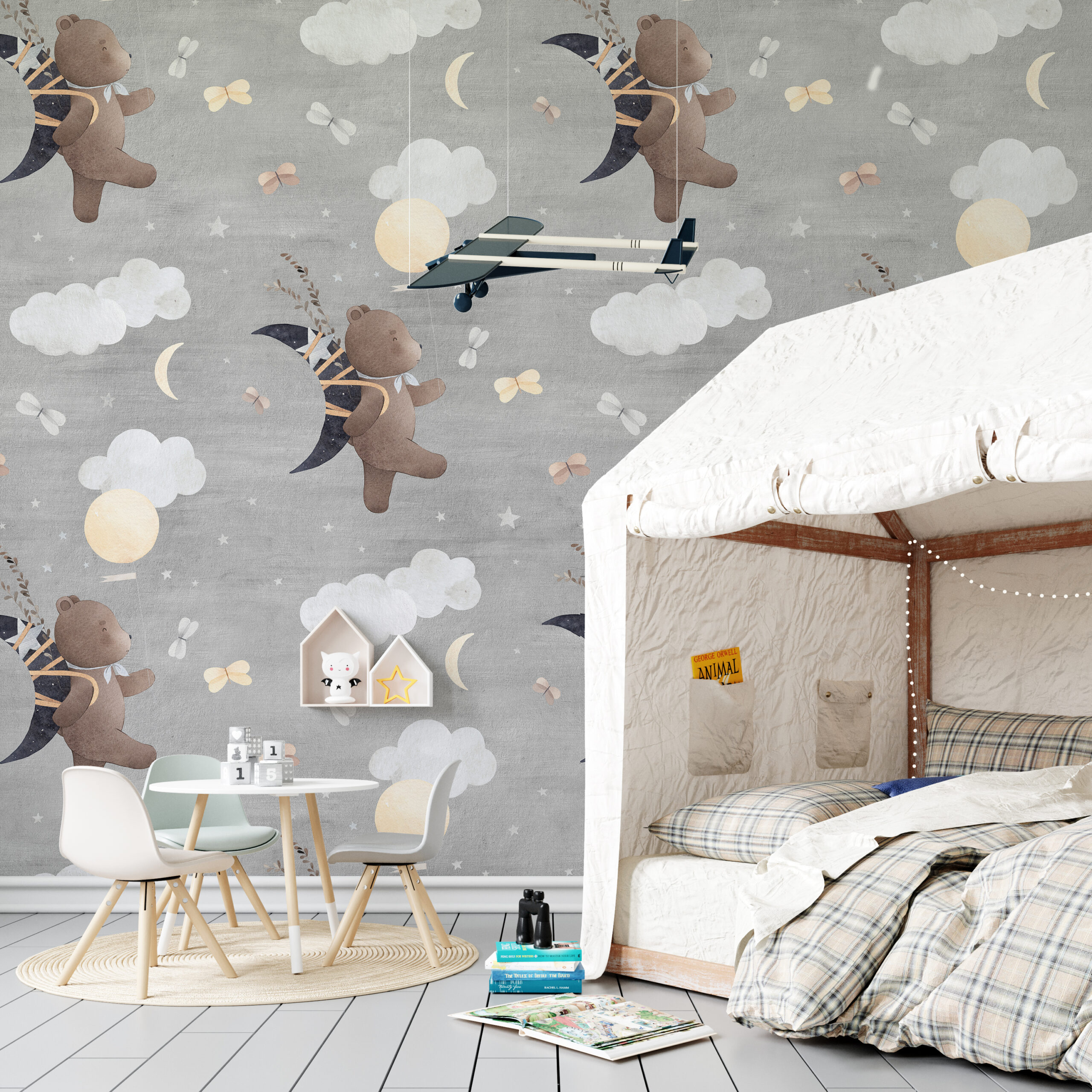 Foto murale Arusha pelushi në re