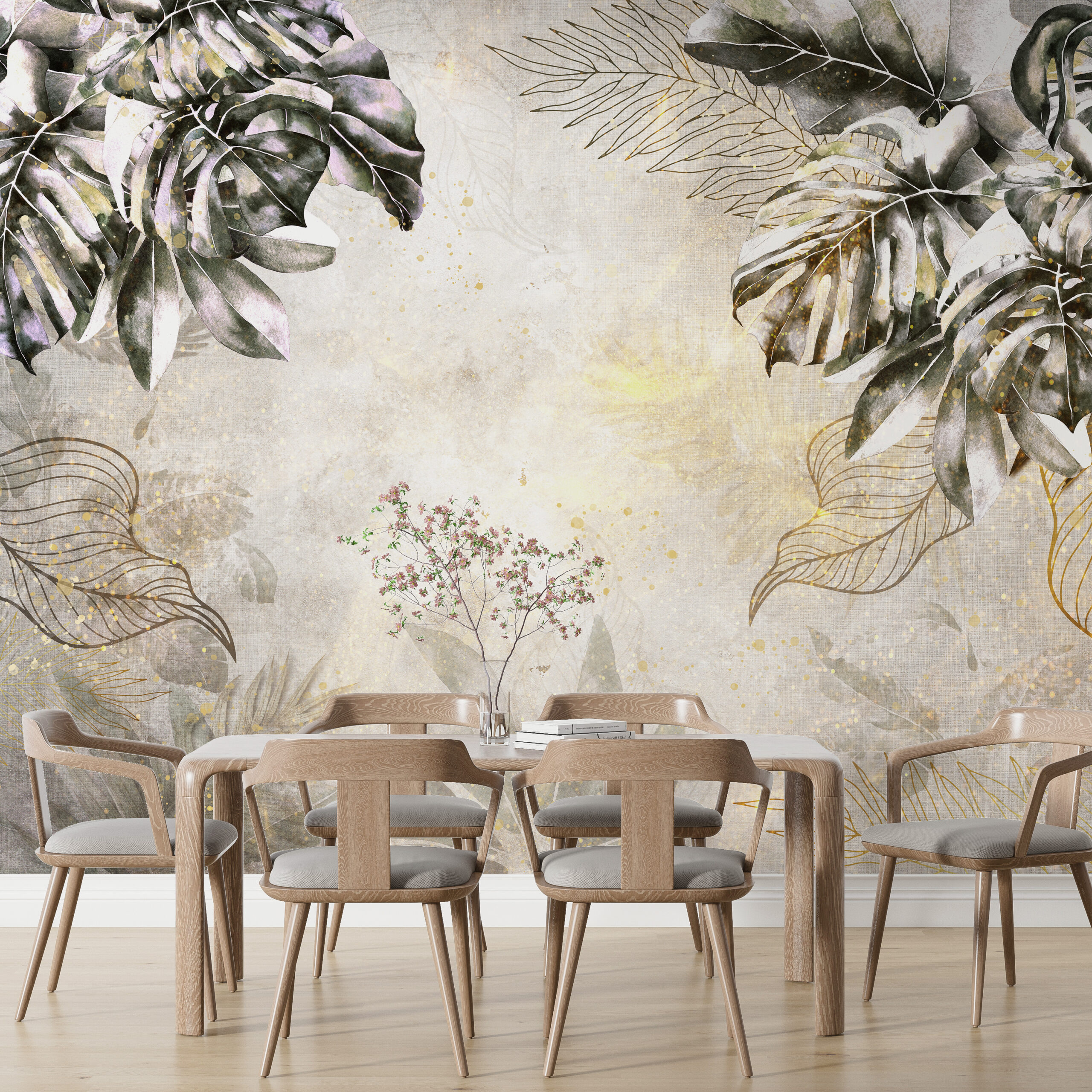 Foto murale Monstera 3D