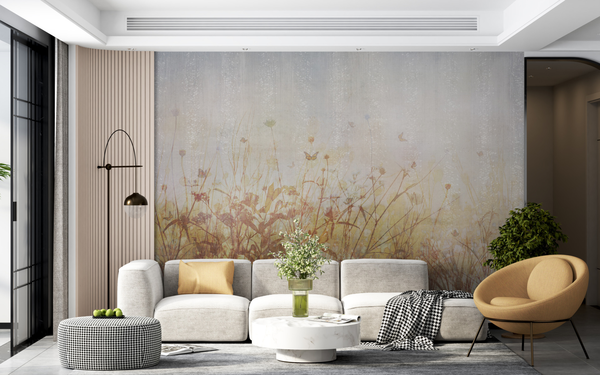 Foto murale Fluturat në Livadh