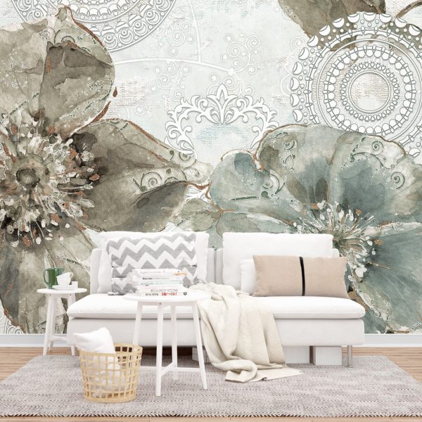 Foto murale Mozaik me Lule