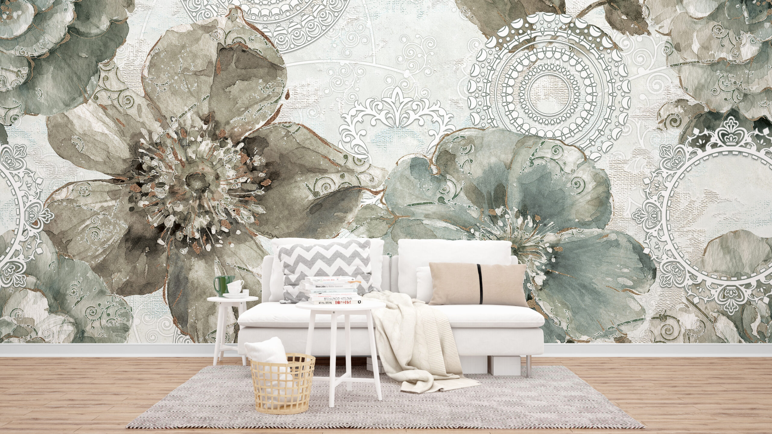 Foto murale Mozaik me Lule