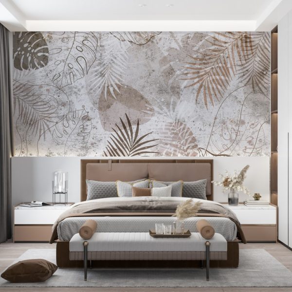 Foto murale Mural me Gjethe Tropikale