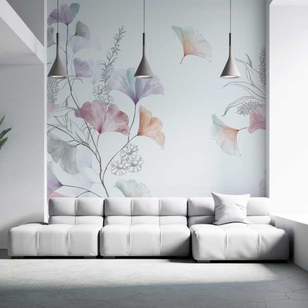 Foto murale Në një sfond të bardhë