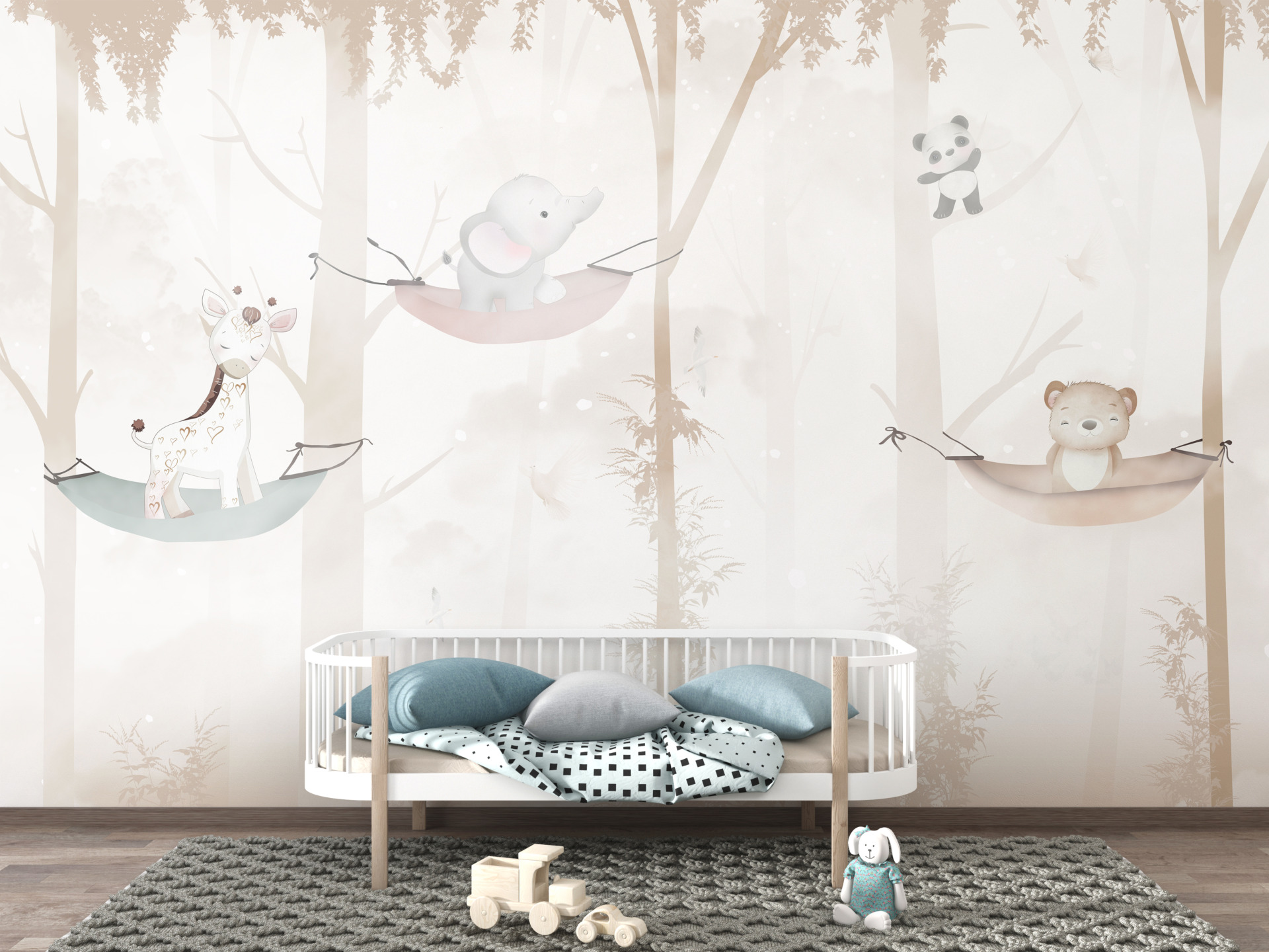 Foto murale Në hamak