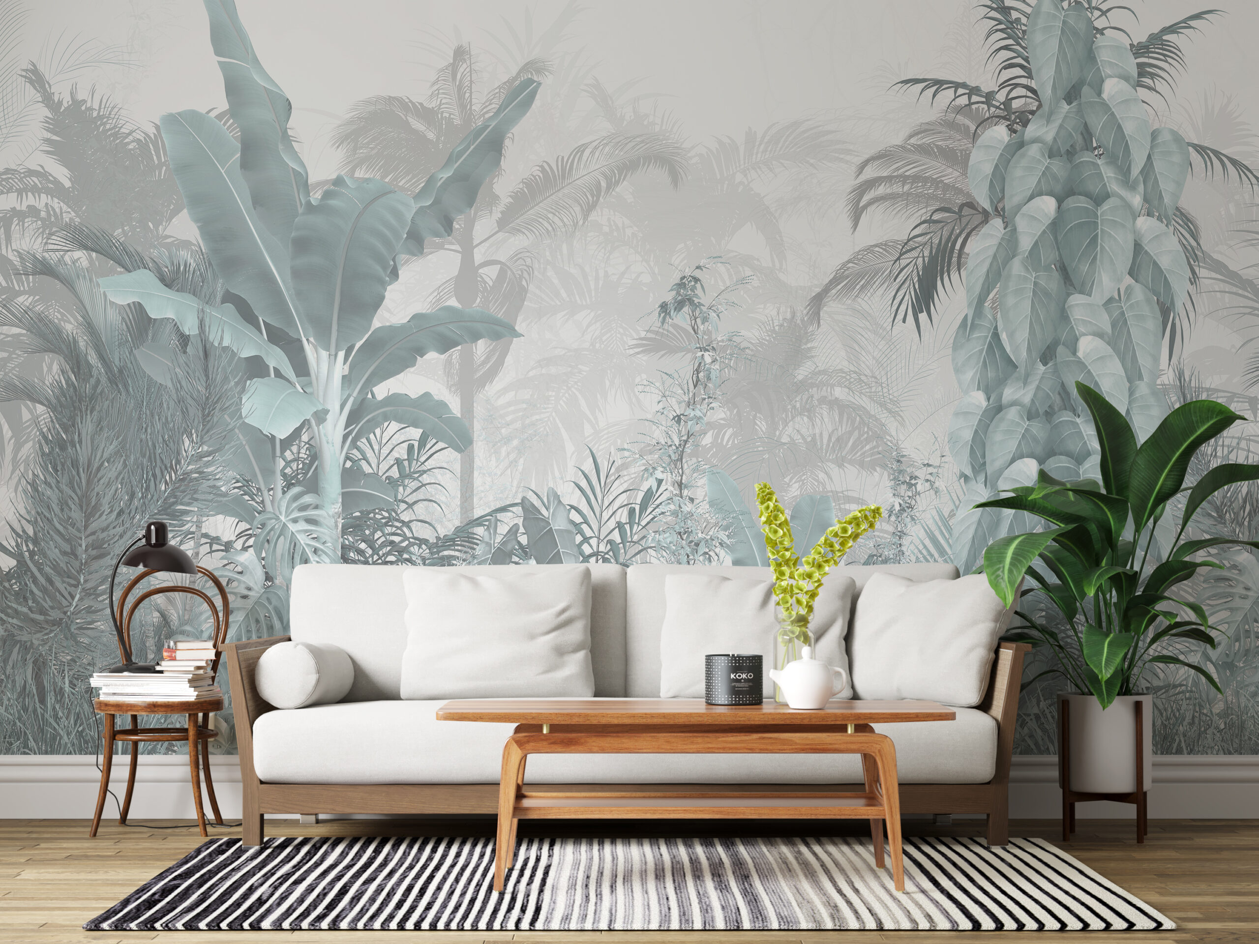 Foto murale Xhungël Blu