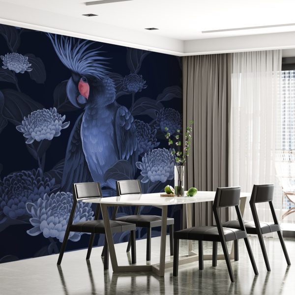 Foto murale Papagalli blu