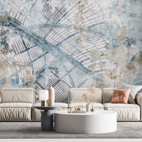 Foto murale Ndërthurje blu