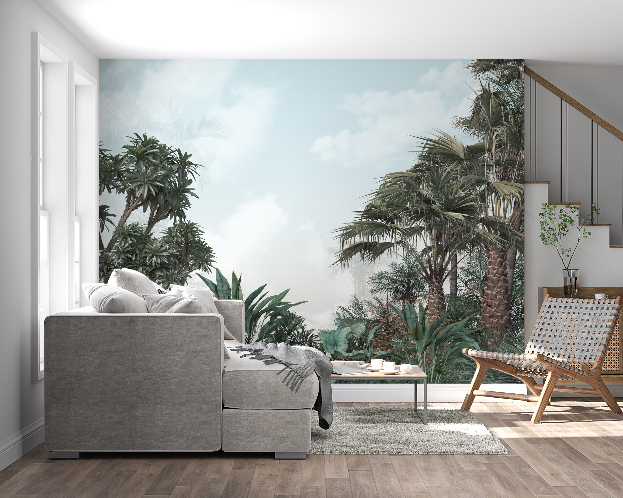 Foto murale Qielli mbi xhungël