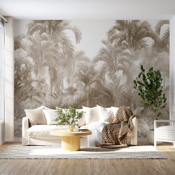 Foto murale Xhungla e pazbuluar në Sepia