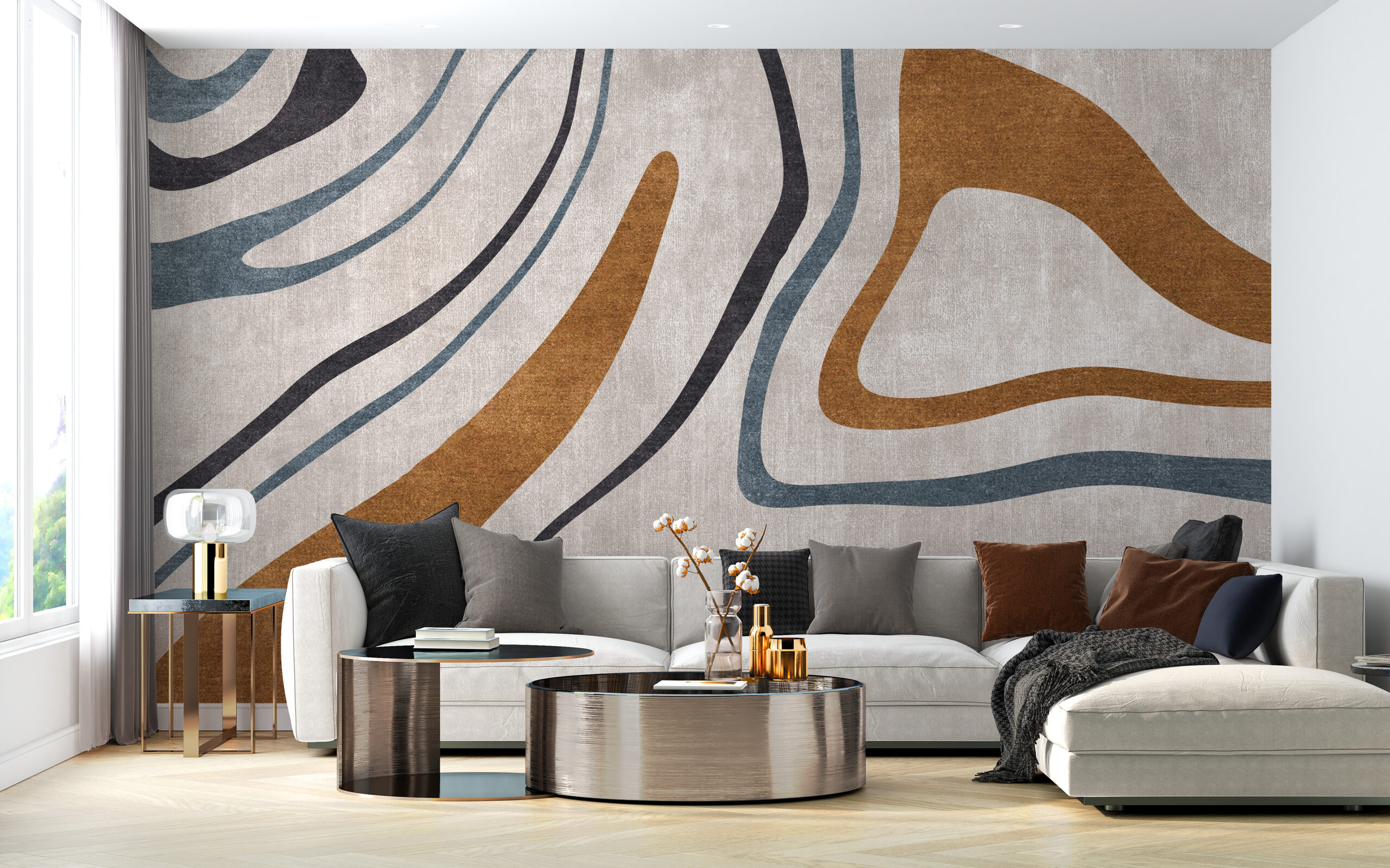 Foto murale Vija të parregullta