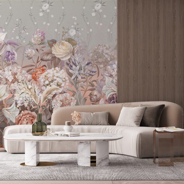 Foto murale Një Kopsht Plot Lule