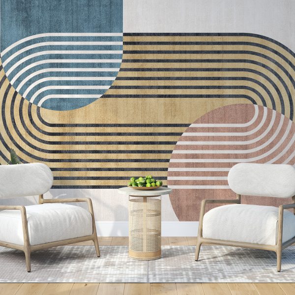 Foto murale Oval dhe Rreth