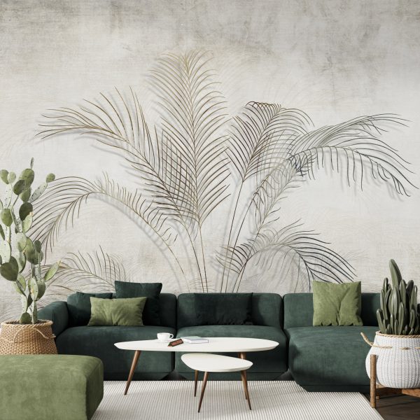 Foto murale Palma në mjegull