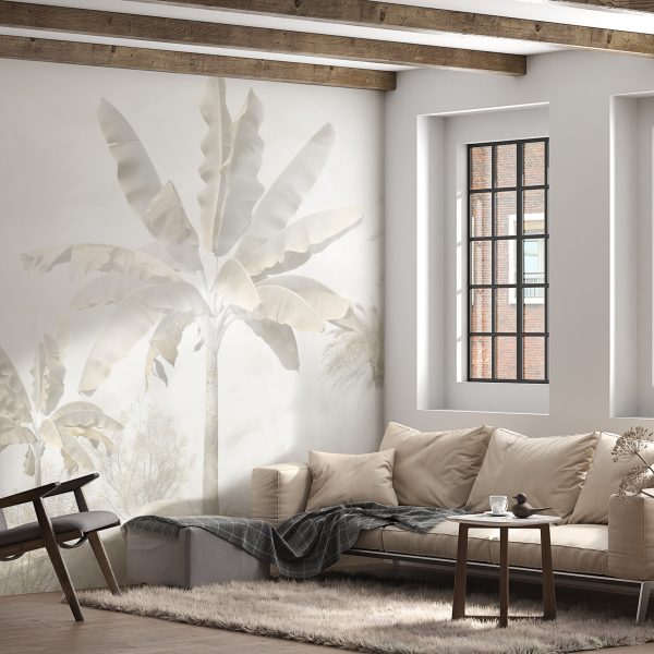 Foto murale Palmë në të bardhë