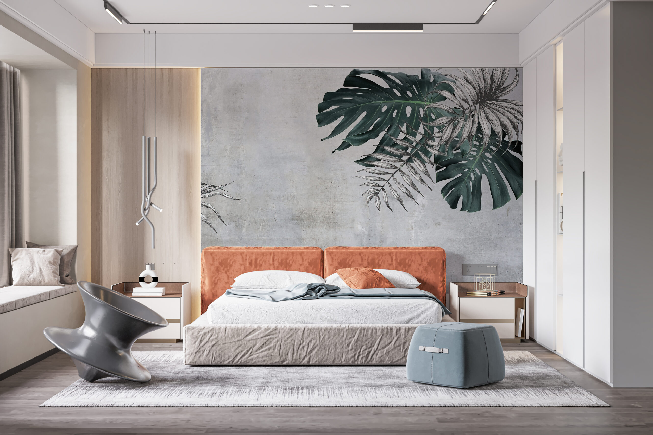 Foto murale Grafika e Palmës