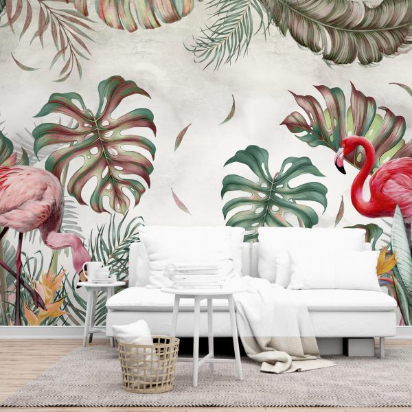 Foto murale Një palë flamingosh