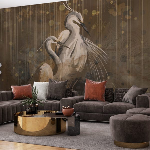 Foto murale Një palë vinçash