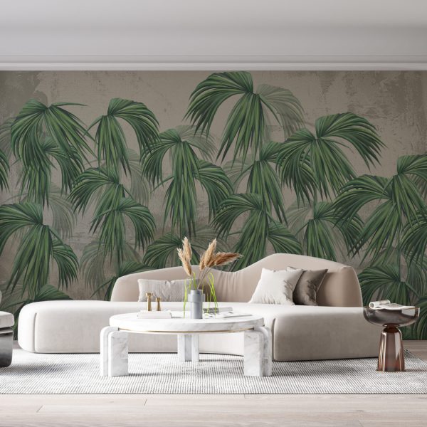 Foto murale Çadra me gjethe tropikale