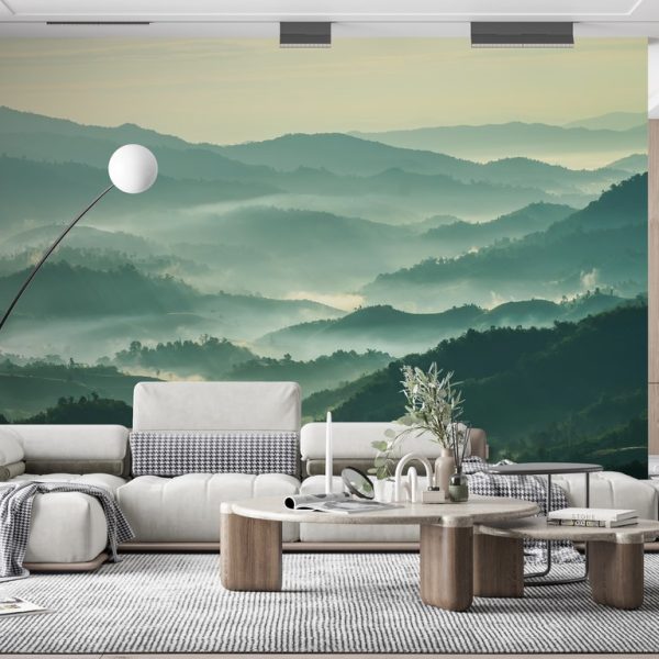 Foto murale Vargmal në mjegull