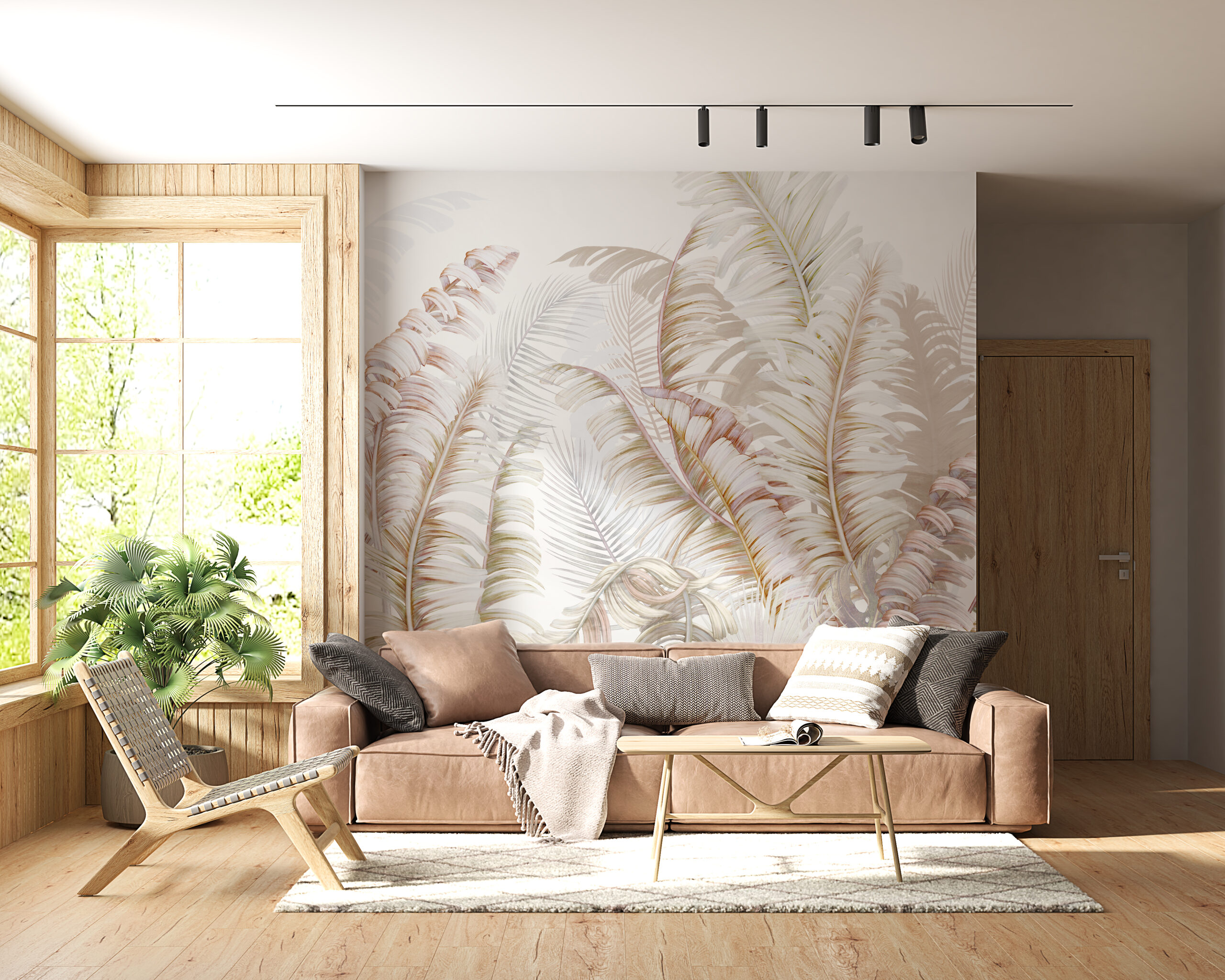 Foto murale Pendë gjethesh