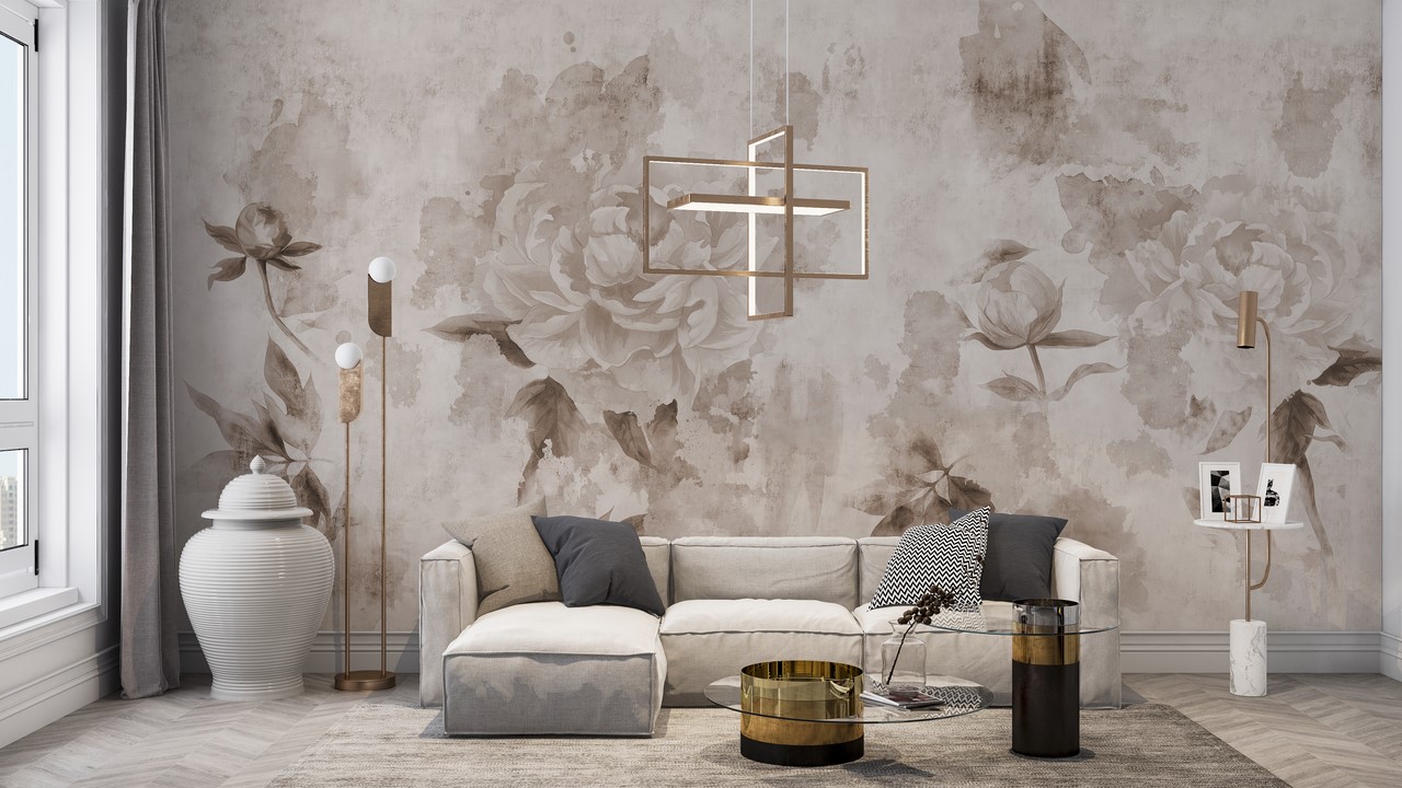 Foto murale Bozhure në Sepia