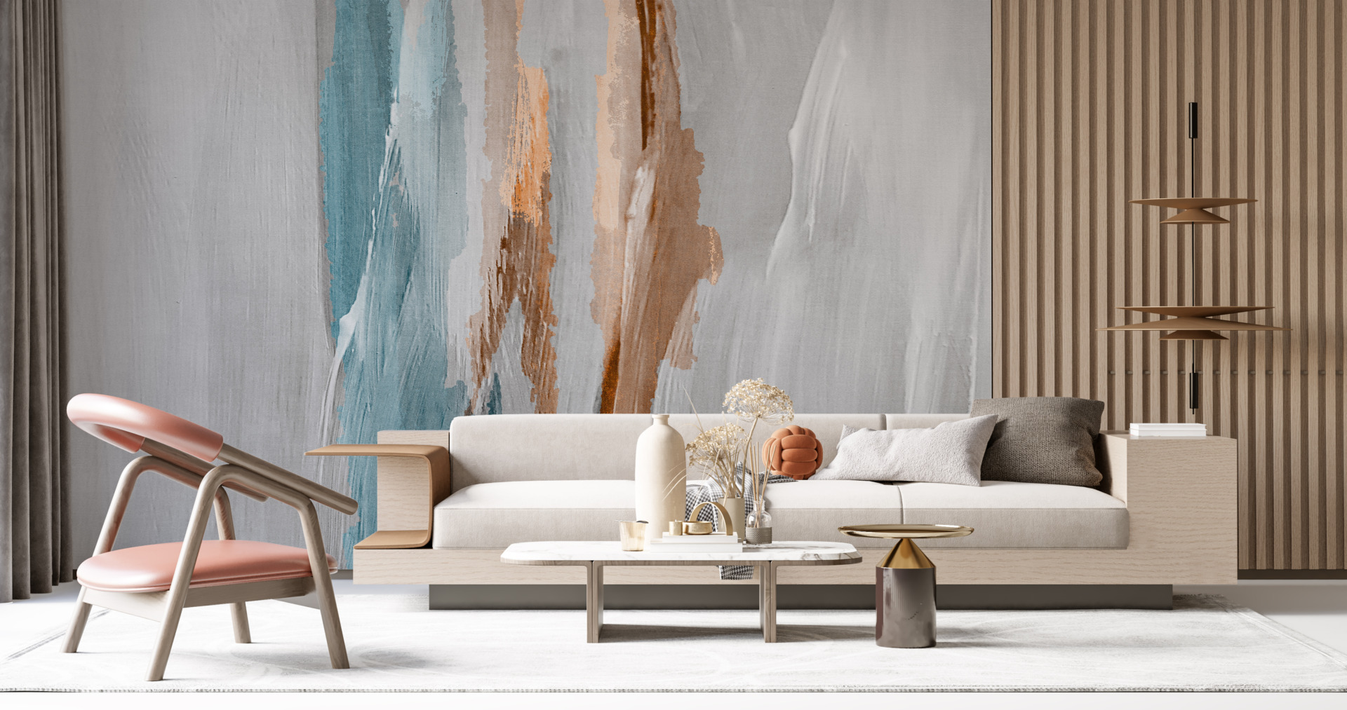 Foto murale Goditje me furçë