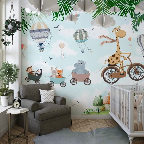 Foto murale Sky Train për fëmijë