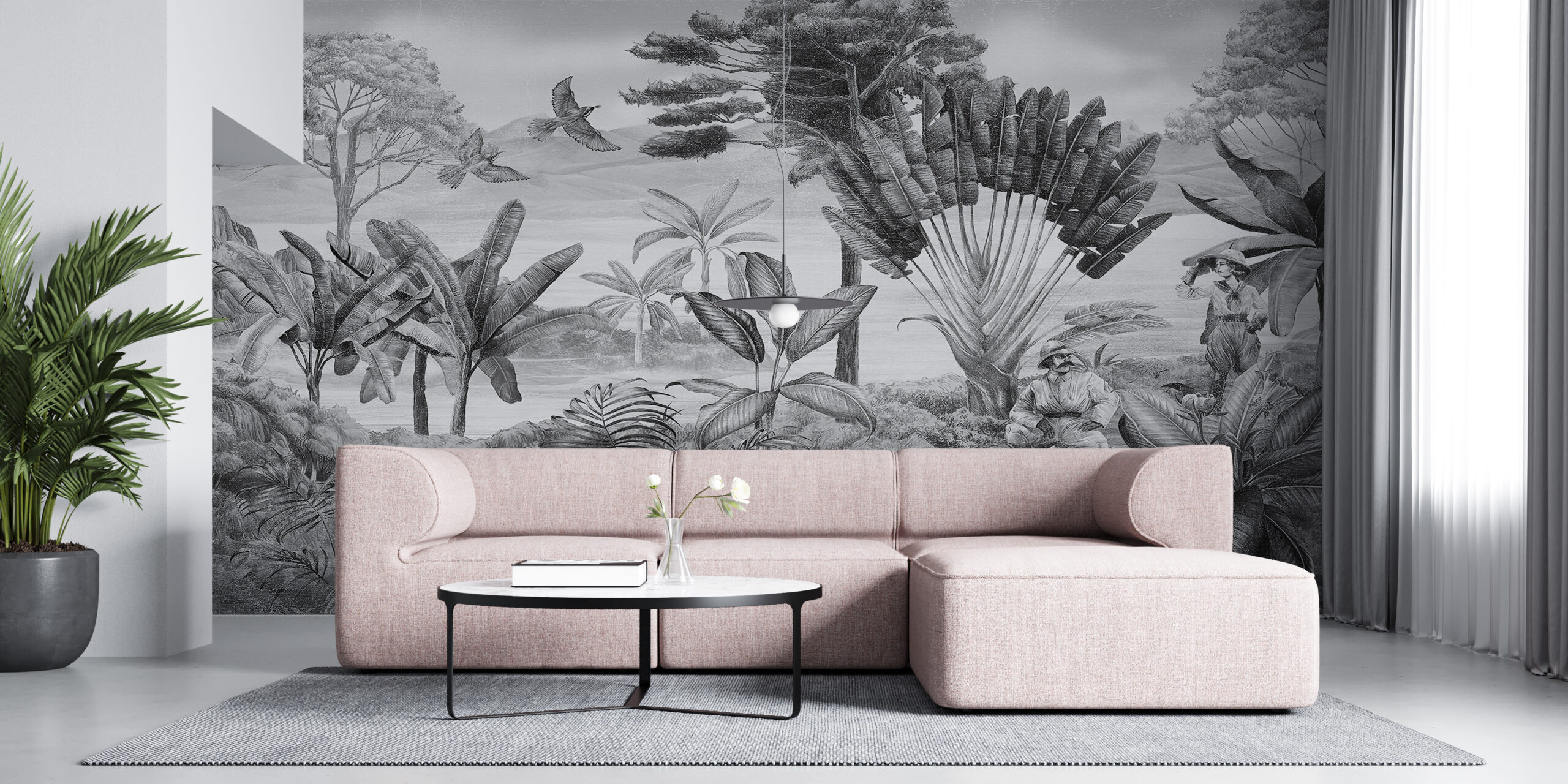 Foto murale Udhëtarët në Tropik