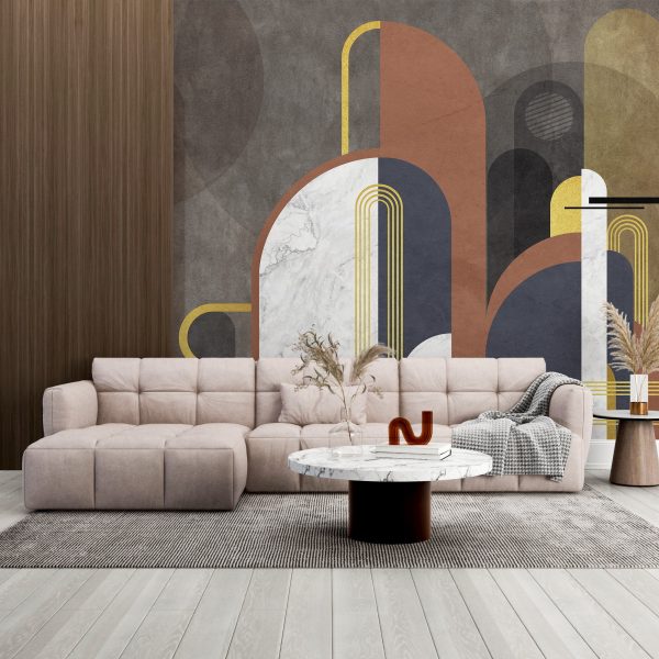 Foto murale Grafik gjysmërrethor