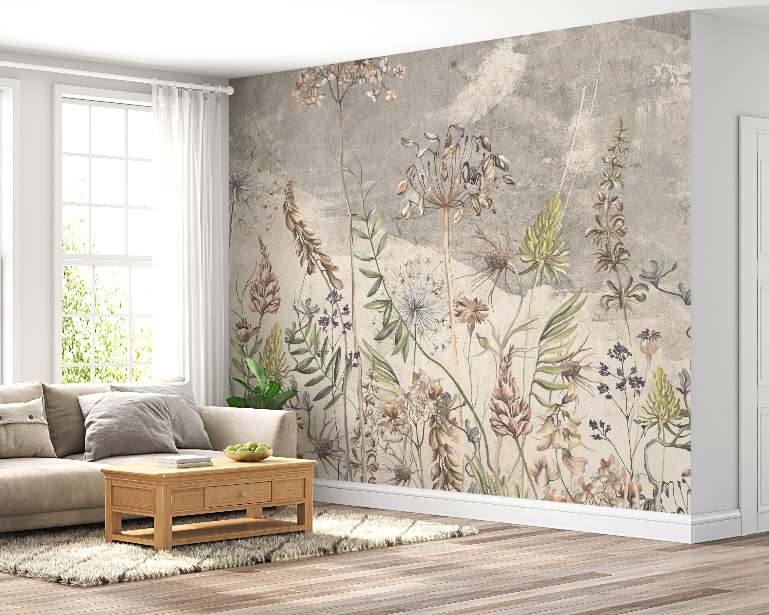 Foto murale Lule të egra