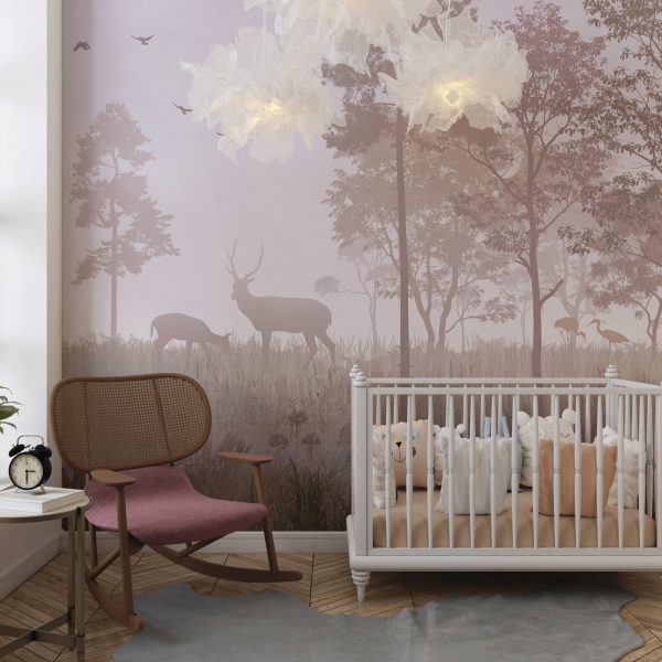 Foto murale Mëngjes në pyll