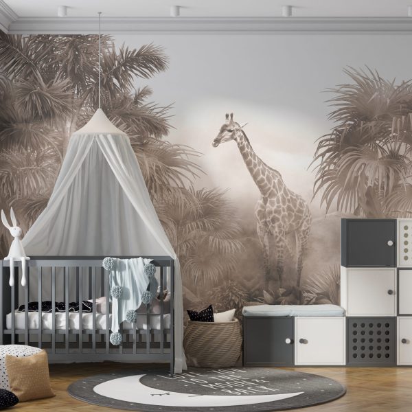 Foto murale Portreti i një gjirafe