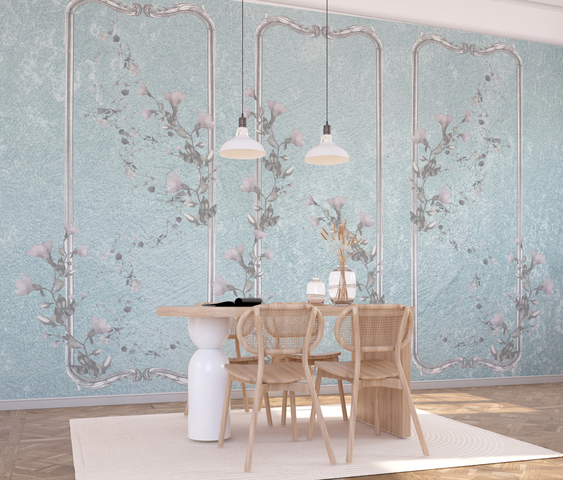 Foto murale Motiv i Trefishtë Lulesh