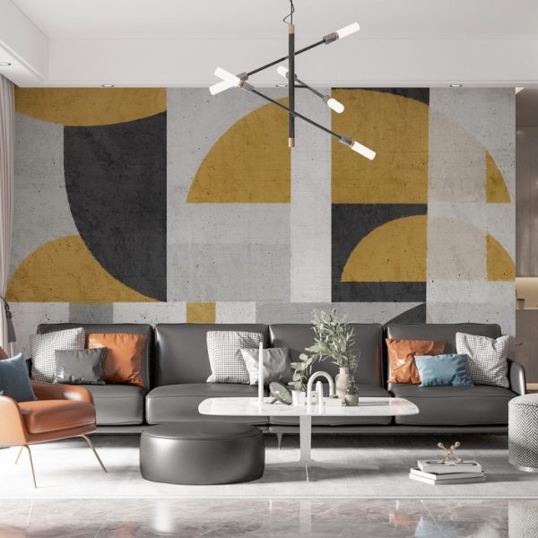 Foto murale Drejtkëndësha dhe gjysmërretha