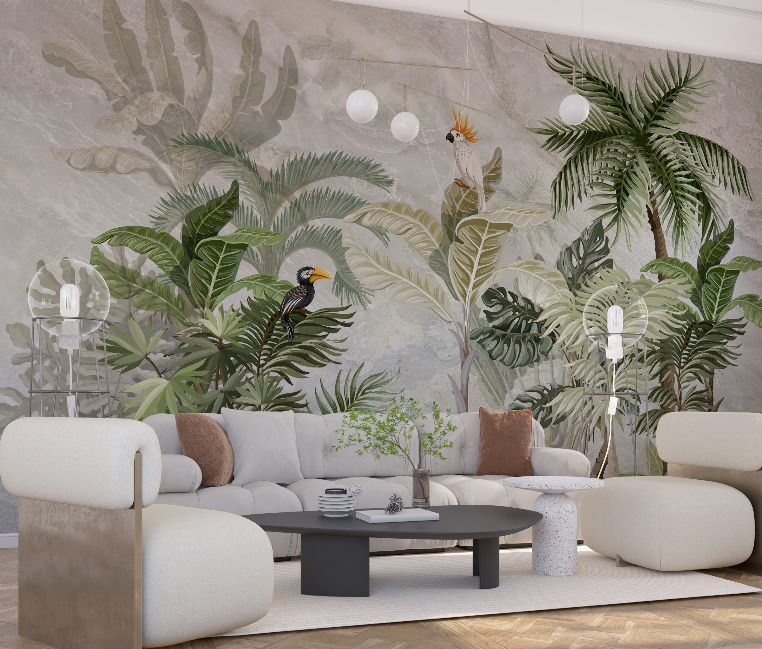 Foto murale Zogjtë në një pemë