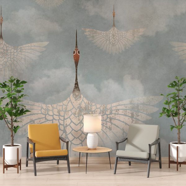 Foto murale Zogjtë në fluturim