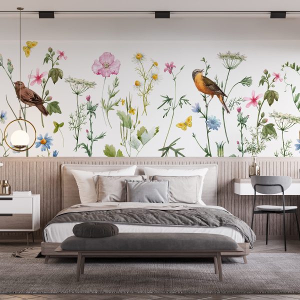 Foto murale Zogjtë në Lule