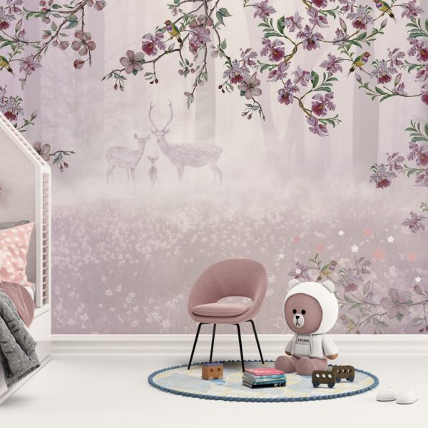 Foto murale Familja e Drerëve në Vjollcë