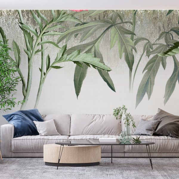 Foto murale Grafika e bimëve