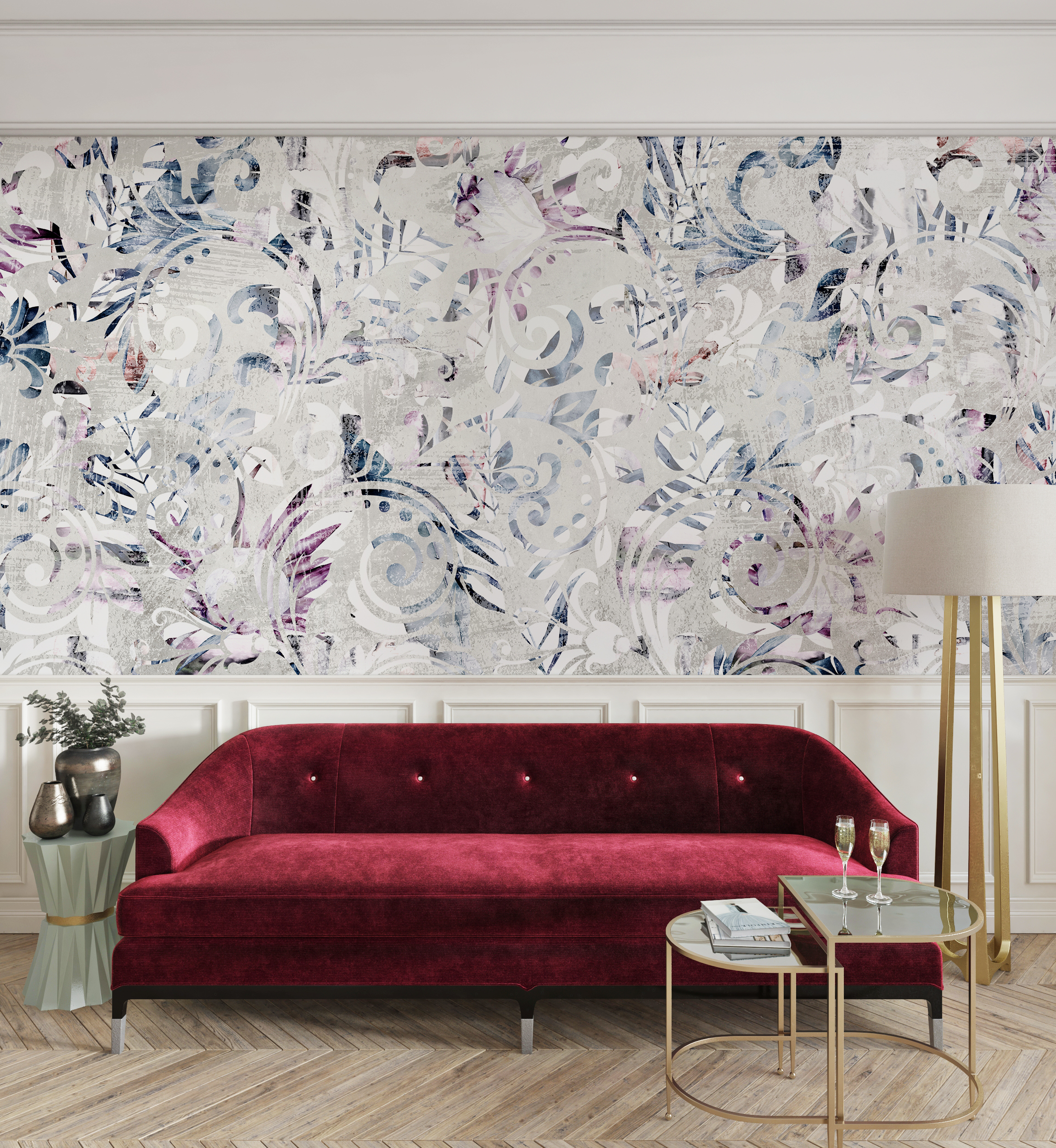 Foto murale Mozaiku i bimëve