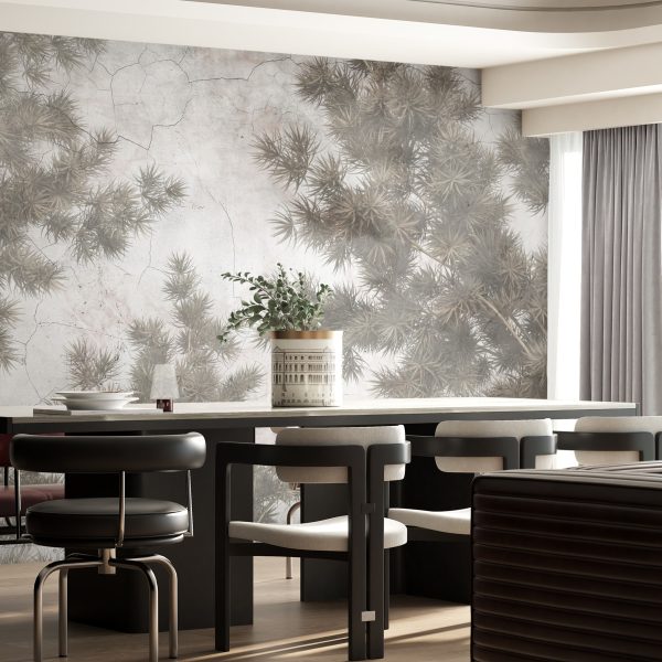 Foto murale Bimë në një sipërfaqe të çarë