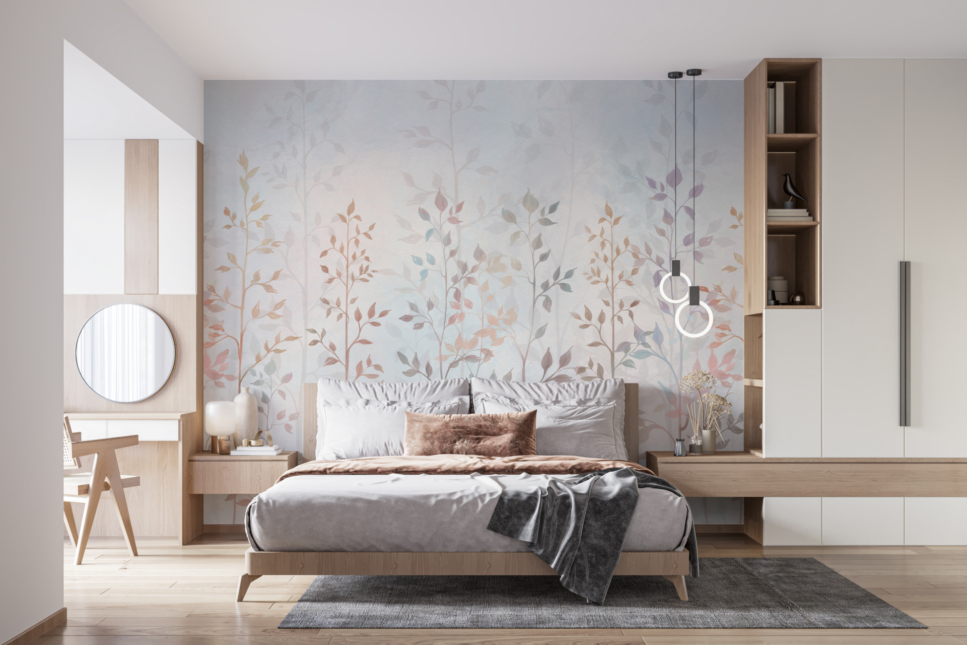 Foto murale Bimët në një rresht